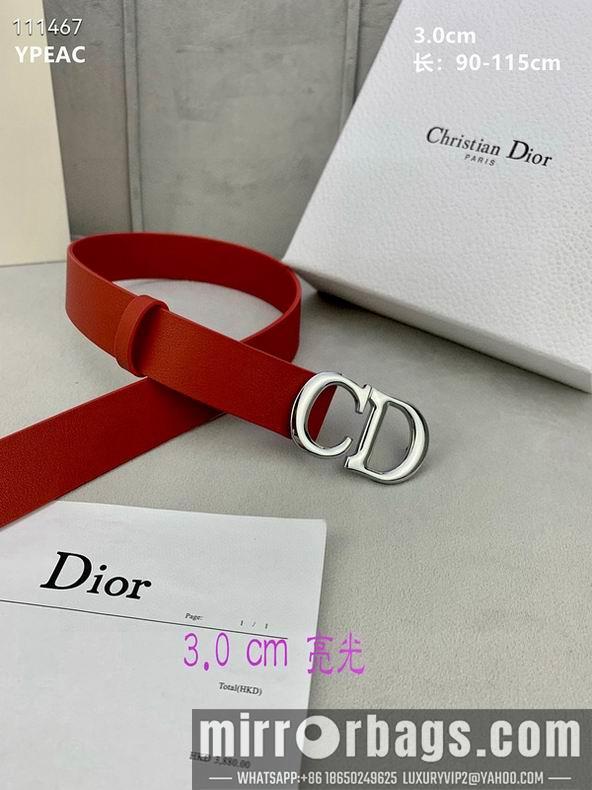 Dior Belt 30mmX90-115cm 8L07