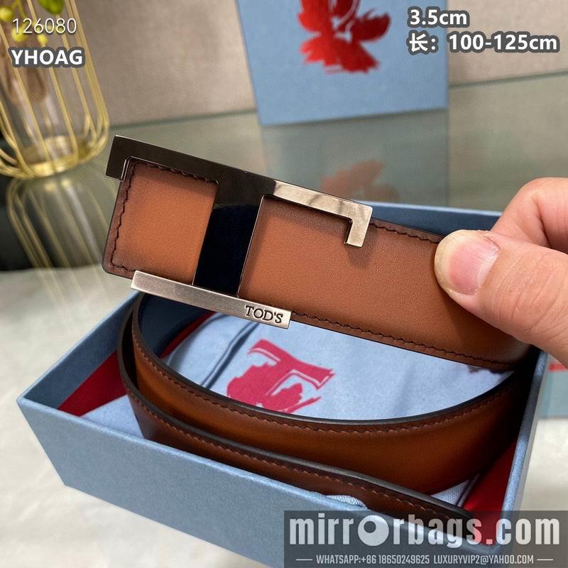 Tod's belt 35mmX100-125cm 8L06