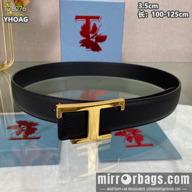 Tod's belt 35mmX100-125cm 8L07