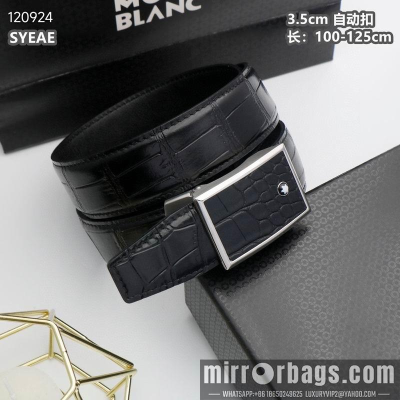 Montblanc belt 自动扣 35mmX100-125cm 8L072011