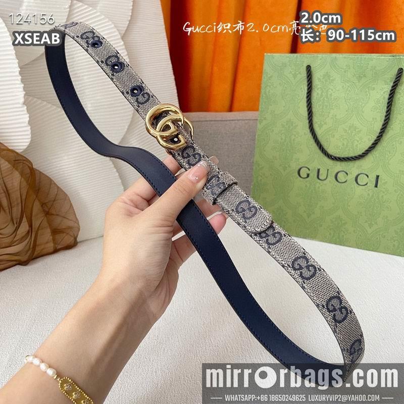 Gucci belt 20mmX90-115cm 8L18