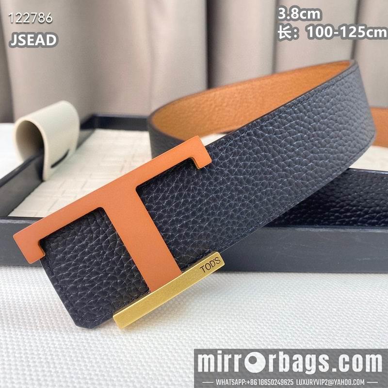 Tod's belt 38mmX100-125cm 8L01