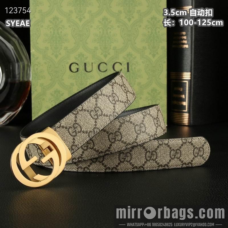 Gucci belt 35mmX100-125cm 8L56