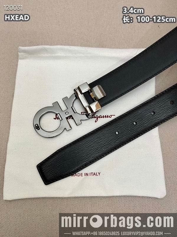 Ferragamo belt 34mmX100-125cm 8L03