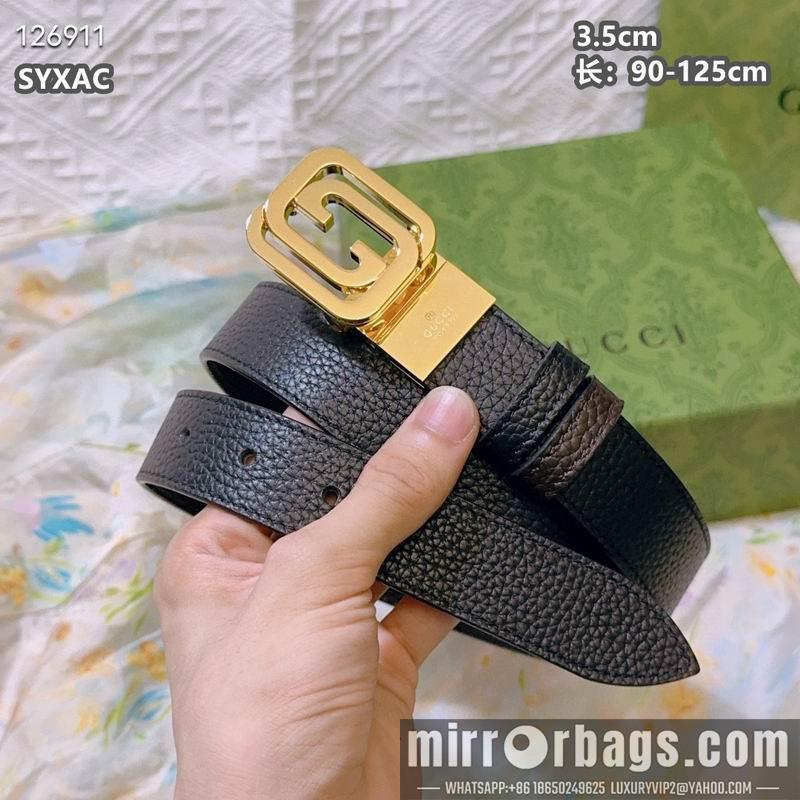 Gucci belt 35mmX90-125cm 8L70