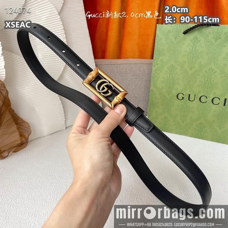 Gucci belt 20mmX90-115cm 8L19