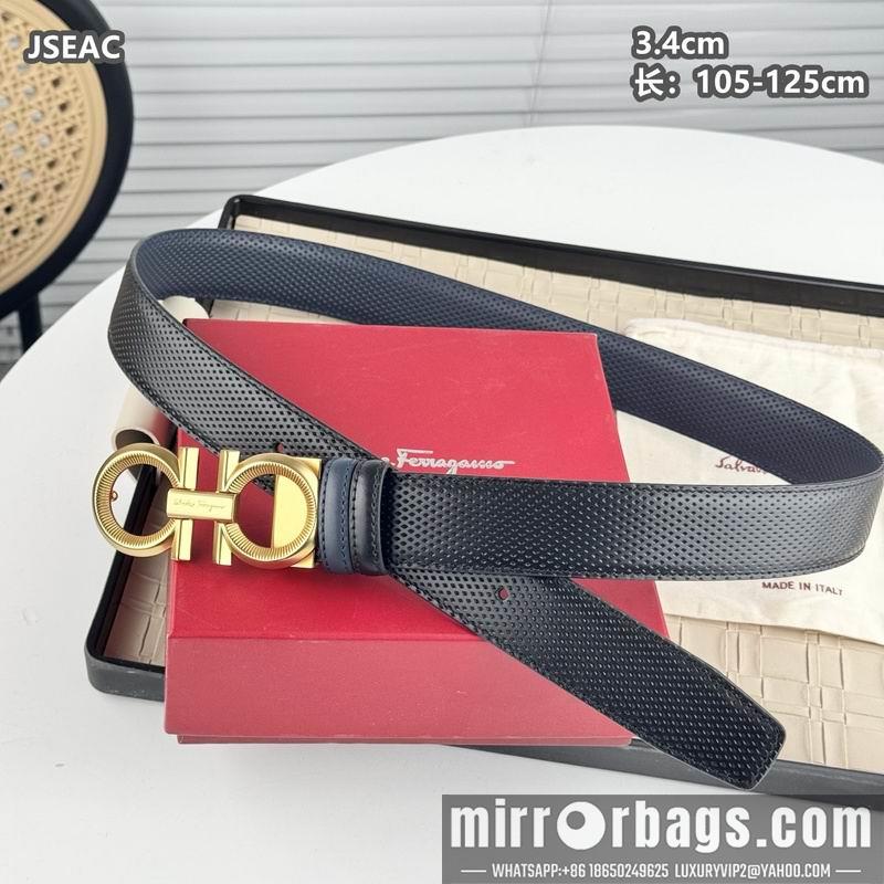 Ferragamo belt 34mmX105-125cm 8L15