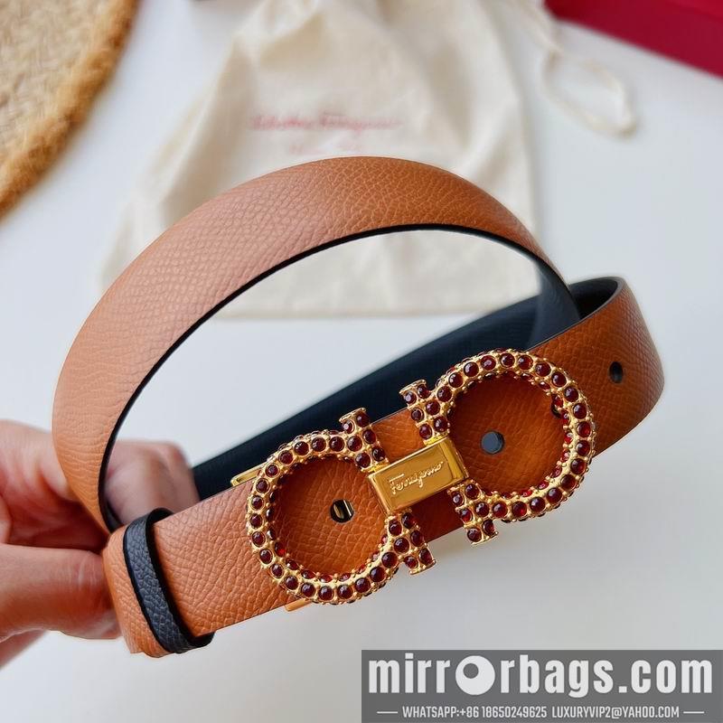 Ferreagamo belt 25mmX95-110cm 7D34