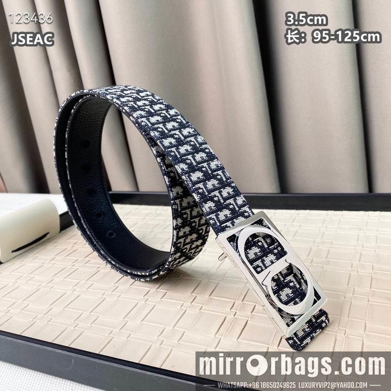 Dior belt 35mmX95-125cm 8L25