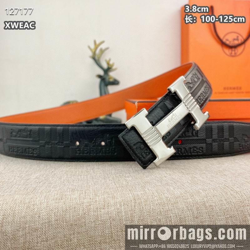 Hermes belt 38mmX100-125cm 8L36