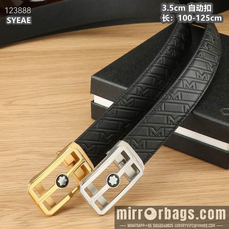 Montlanc belt 35mmX100-125cm 8L42