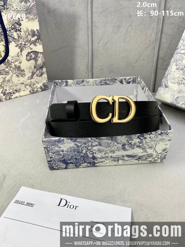 Dior Belt 20mmX90-115cm 8L04