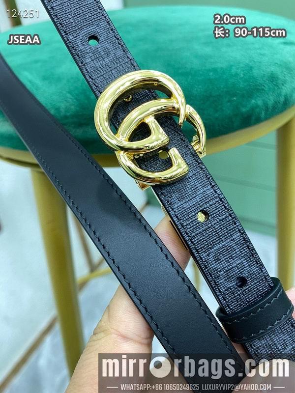 Gucci belt 20mmX90-115cm 8L22