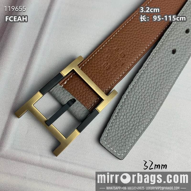 Hermes belt 32mmX95-125cm 8L040803