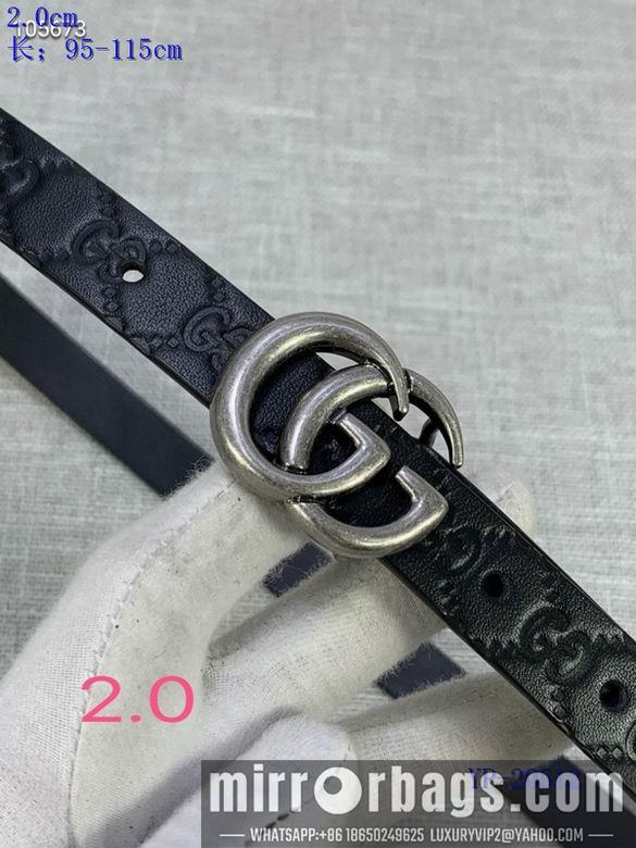 Gucci belt 20mm 95-115cm 8L02