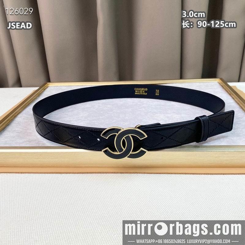Chanel belt 30mmX90-125cm 8L13