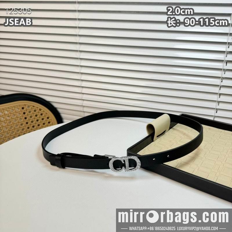 Dior belt 20mmX90-115cm 8L18