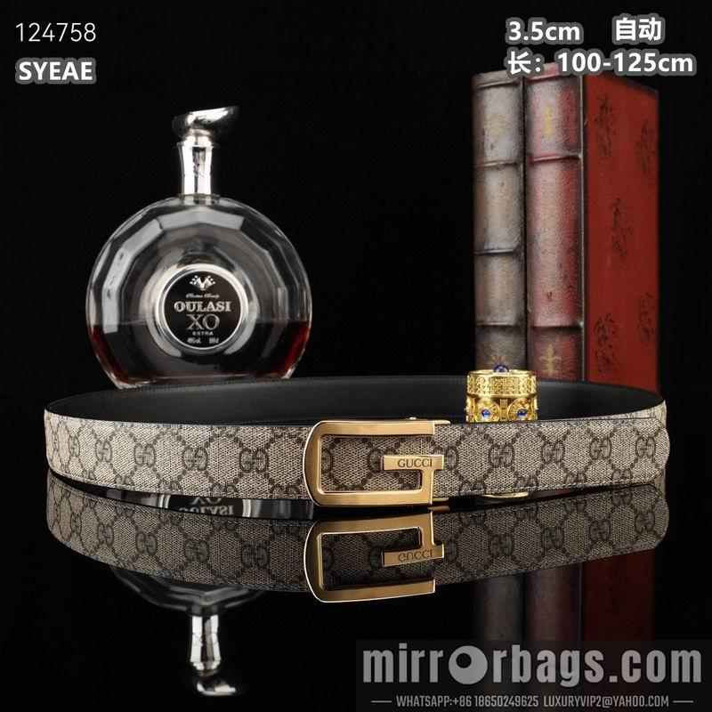 Gucci belt 35mmX100-125cm 8L20