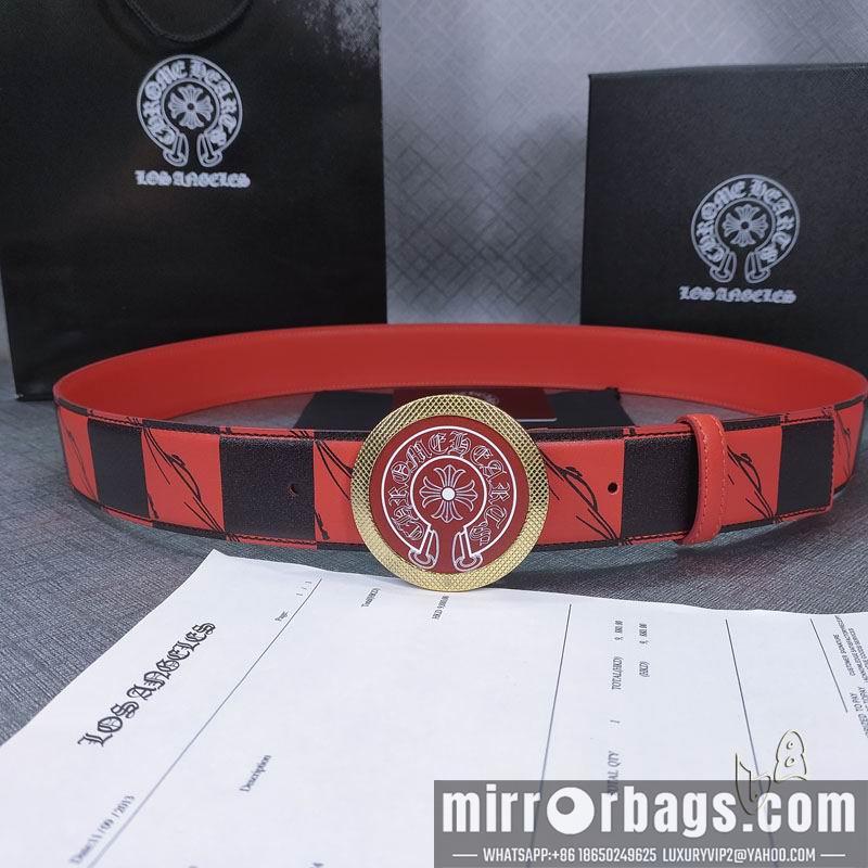 Chrome Hearts belt 38mmX80-125cm lb082003