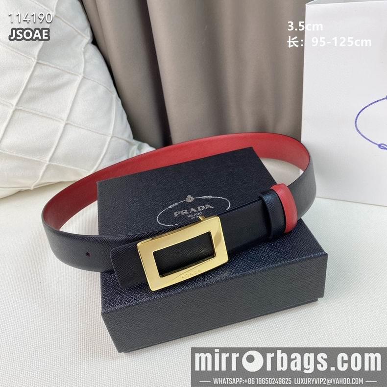 Prada belt 35mmX95-125CM 8L21