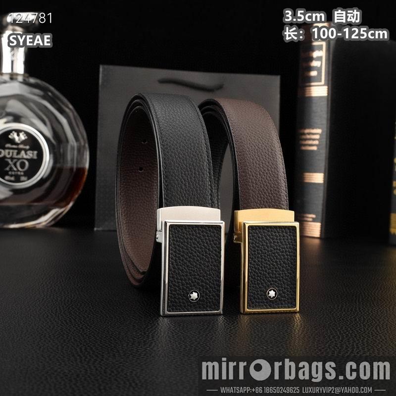 Montlanc belt 35mmX100-125cm 8L33