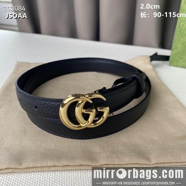 Gucci belt 20mmX90-115cm 8L12
