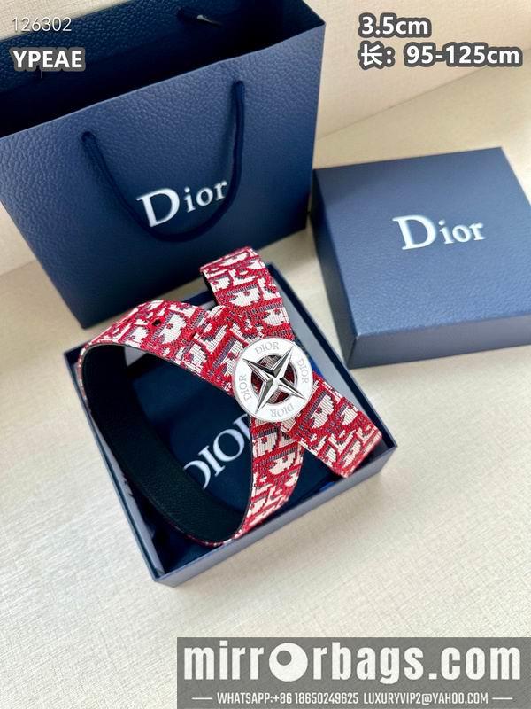 Dior belt 35mmX95-125cm 8L17