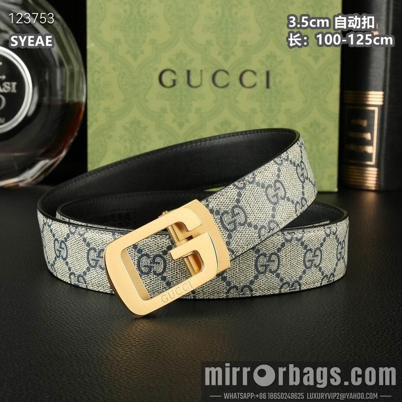 Gucci belt 35mmX100-125cm 8L57