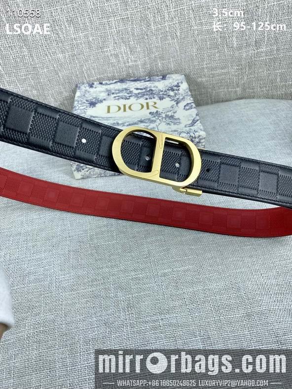 Dior Belt 35mm 95-125cm 8L08