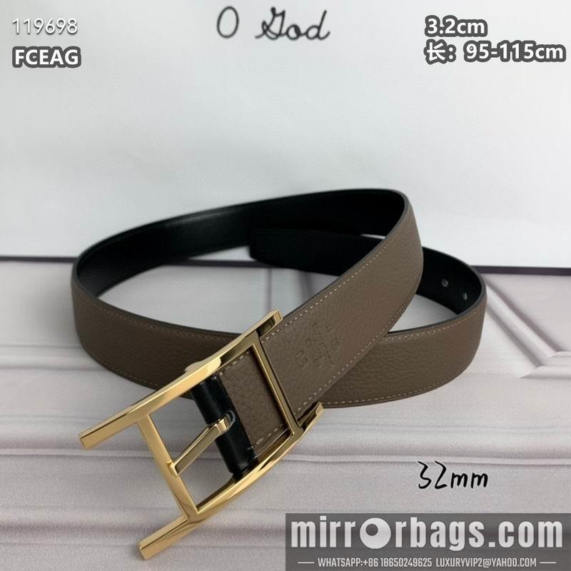 Hermes belt 32mmX95-115cm 8L040802