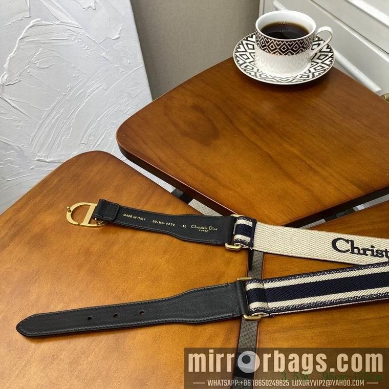 Dior belt 35mmX95-125cm 7D02