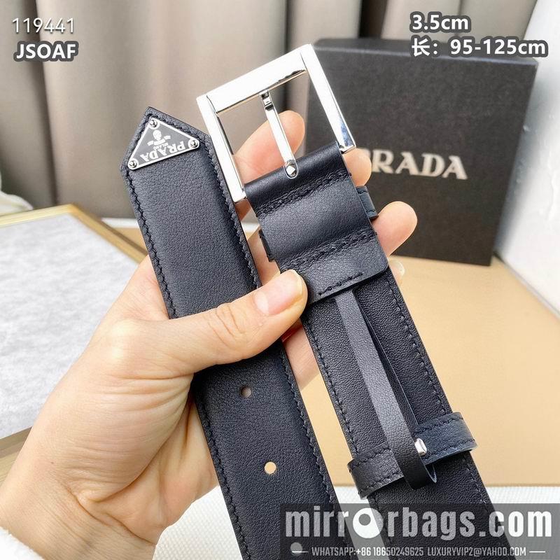 Prada belt 35mmX95-125CM 8L18