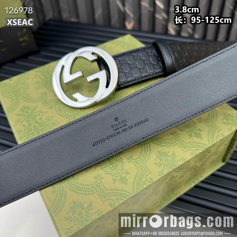 Gucci belt 38mmX95-125cm 8L40