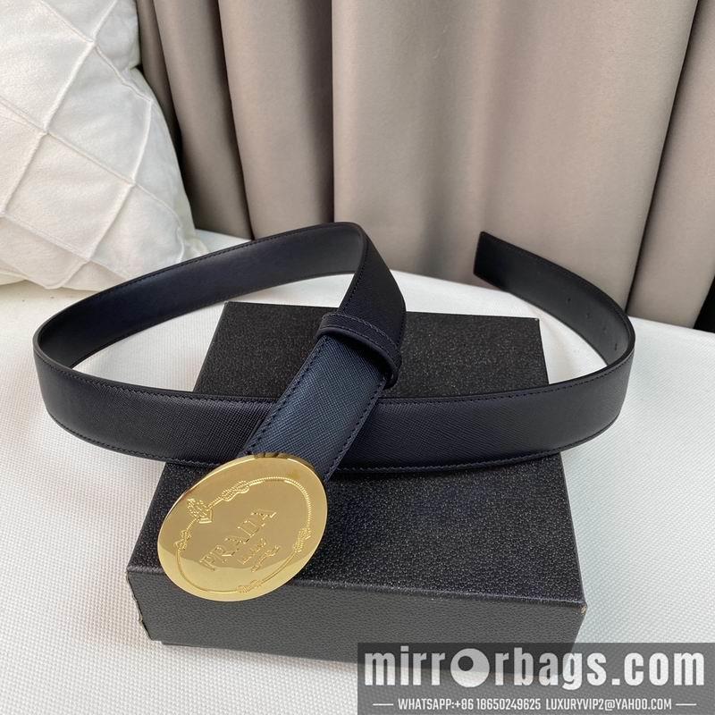 Prada belt 35mmX95-125cm 7D01