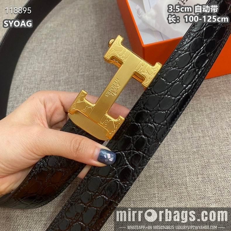 Hermes belt自动带 35mmX100-125cm 8L010802