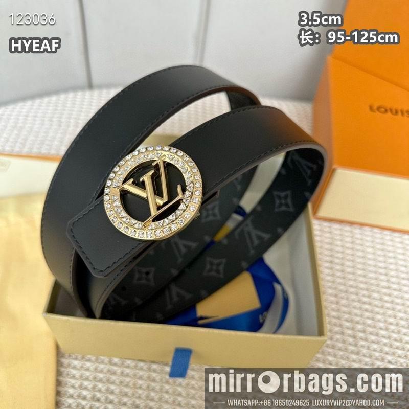 LV belt 35mmX95-125cm 8L02