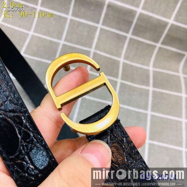 Dior Belt 20mmX95-110cm 7d10