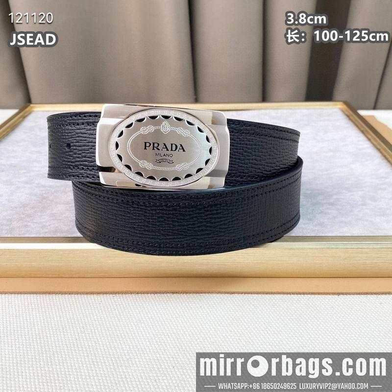 Prada belt 38mmX100-125cm 8L08