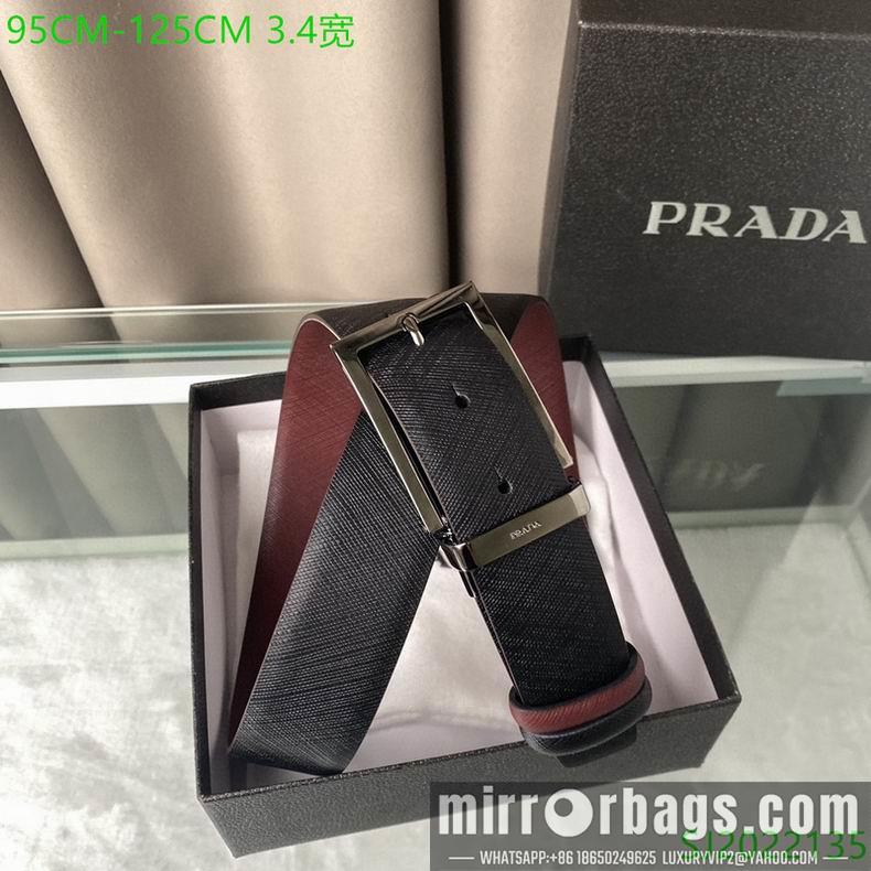 Prada Belt 34mmX95-125cm 7D01