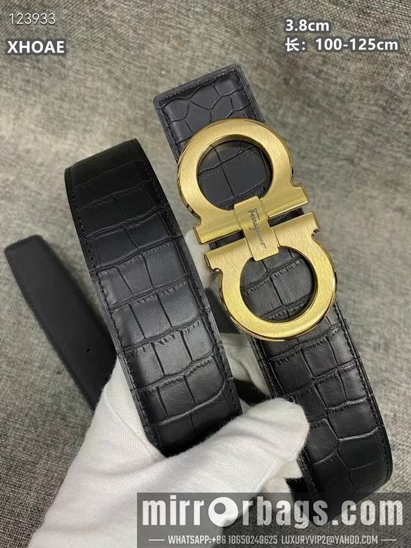 Ferragamo belt 38mmX100-125cm 8L17