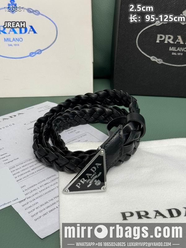Prada belt 25mmX95-125cm 8L01