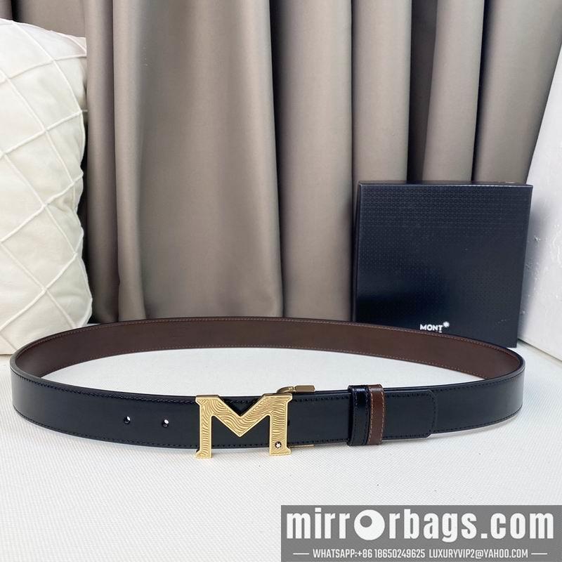 Montblanc belt 35mmX95-125cm 7D06