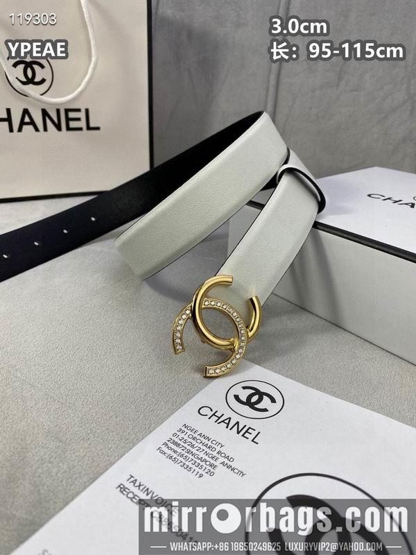 Chanel belt 30mmX95-115cm 8L040803