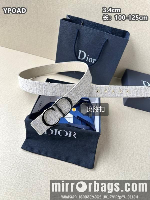 Dior belt 34mmX100-125cm 8L09