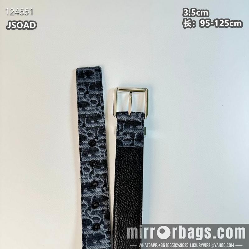 Dior belt 35mmX95-125cm 8L28