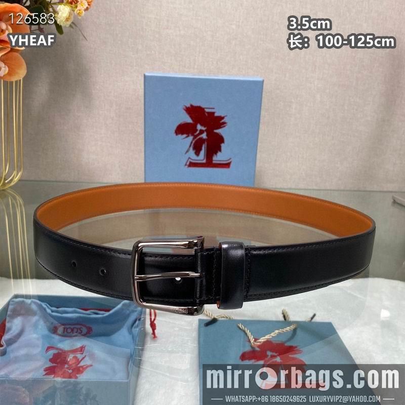 Tod's belt 35mmX100-125cm 8L08