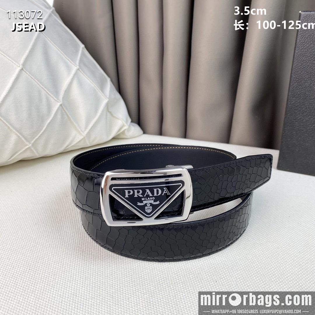 Prada belt 35mmX100-125cm 8L03