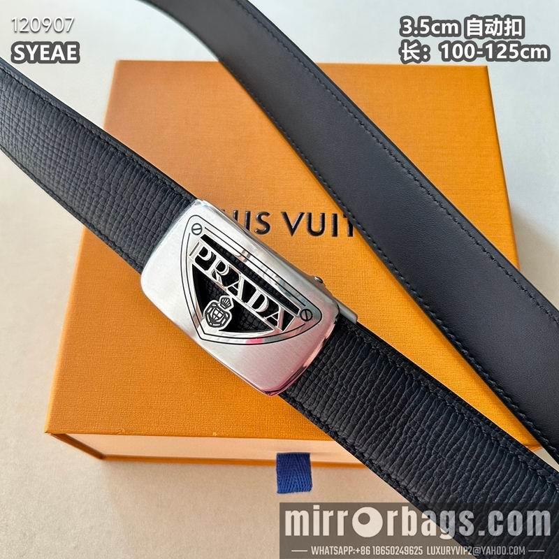 Prada belt 自动带 35mmX100-125cm 8L072002