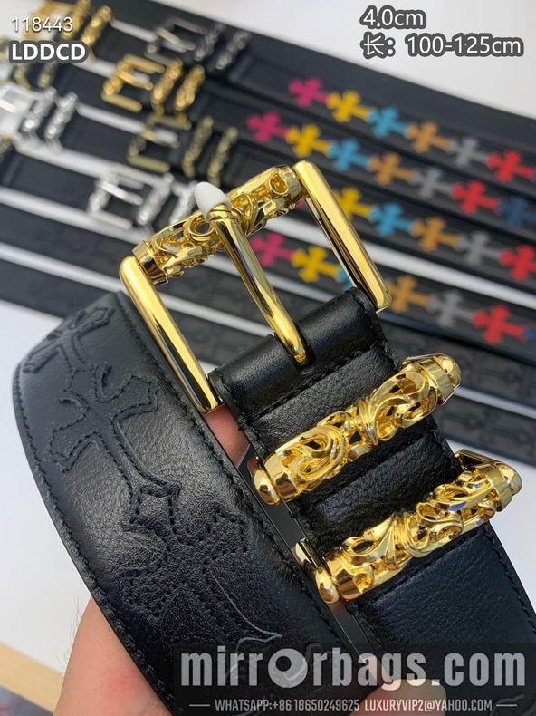 Chrome Hearts belt 38mmX100-125cm 8L25
