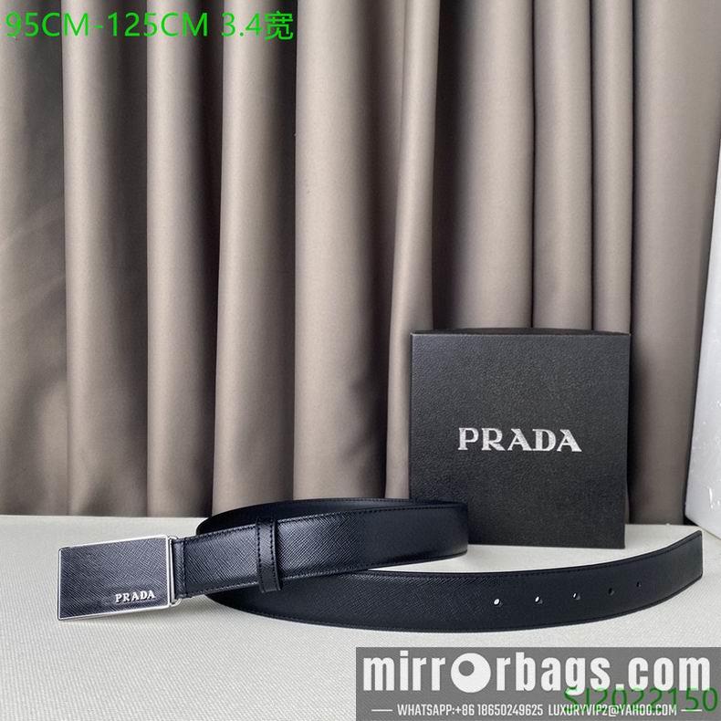 Prada Belt 34mmX95-125cm 7D05